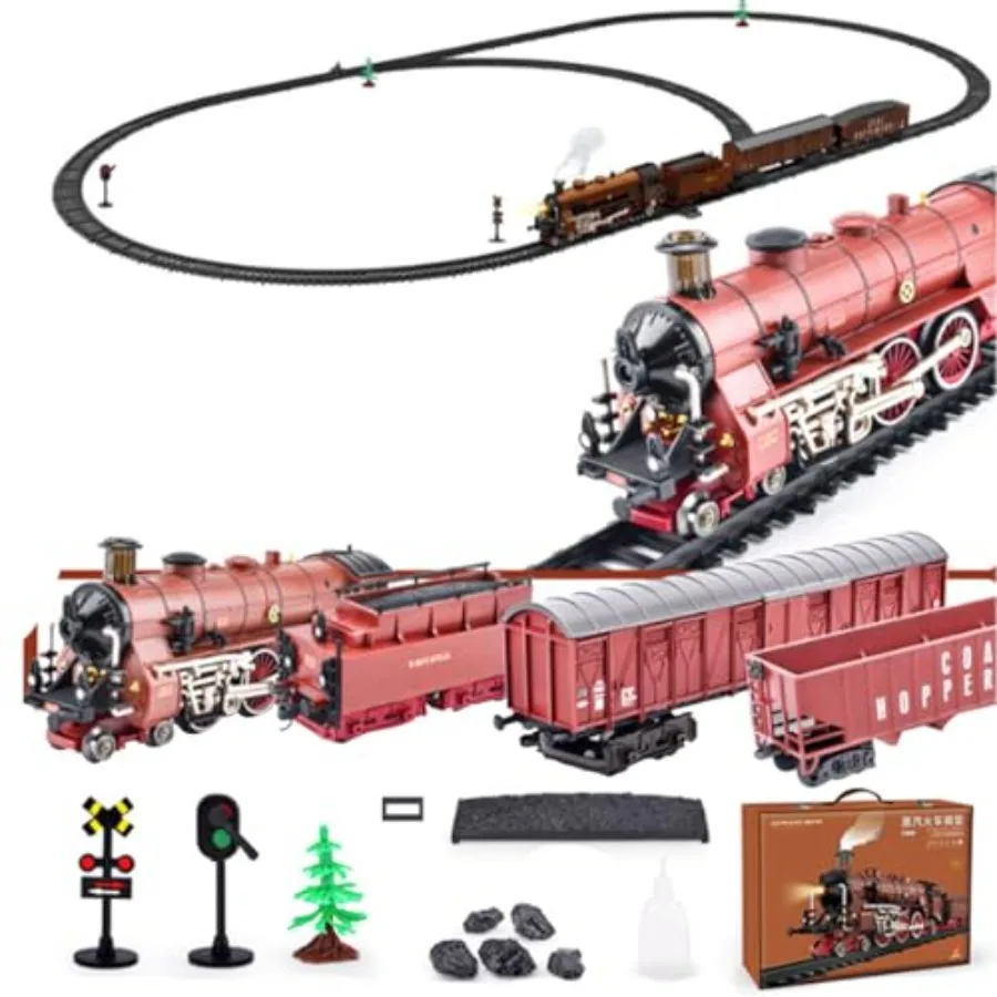 

Alloy Electric Train Set Model for Display, Silver Alloy, Realistic Detailing and Smooth Operation