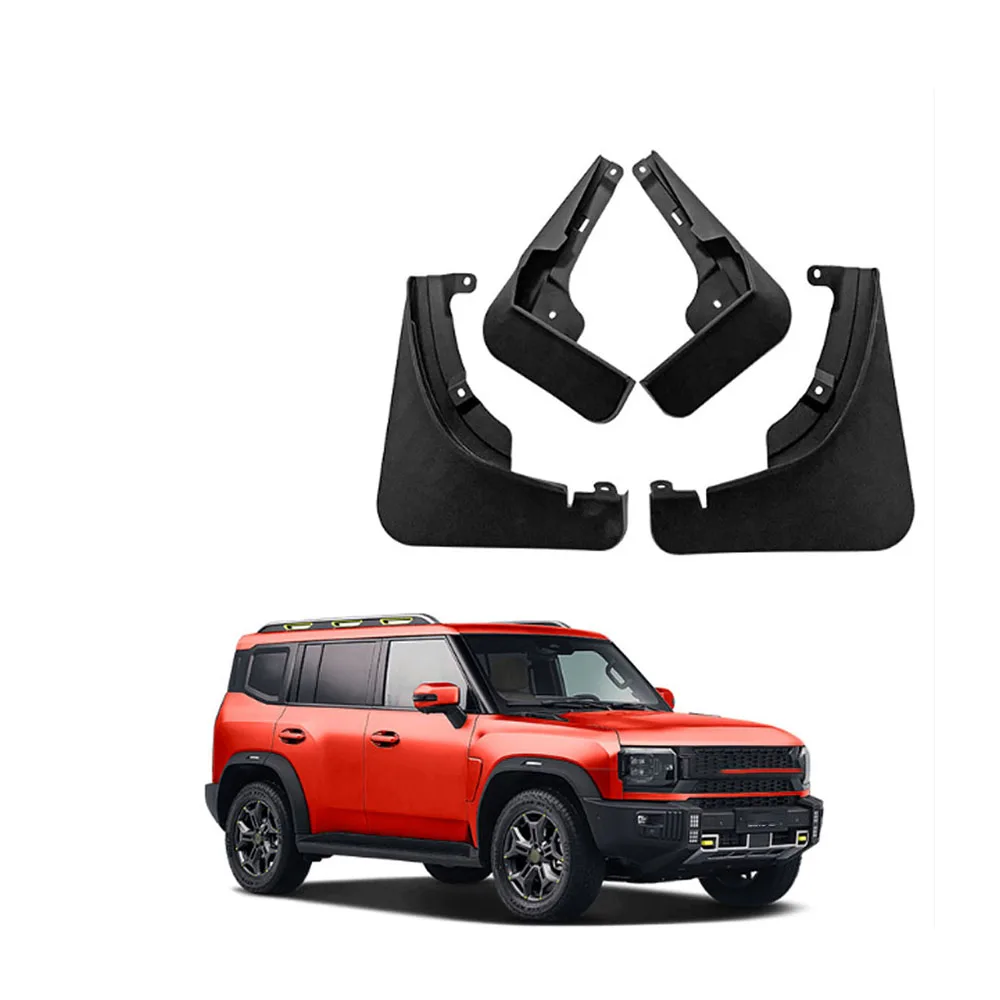 Car Mudguards For  Jetour Traveller T2 Shanhai T-L  Cat ABS Mud Guards Fender Flare Mudflaps Exterior Parts Auto Accessories