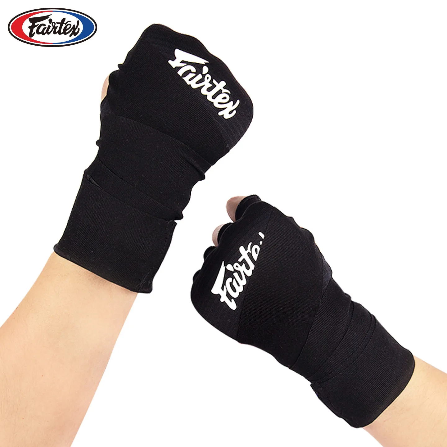 Fairtex boxing bandages, adult men's and women's elastic hand straps, Muay Thai gel integrated training, lazy hand straps