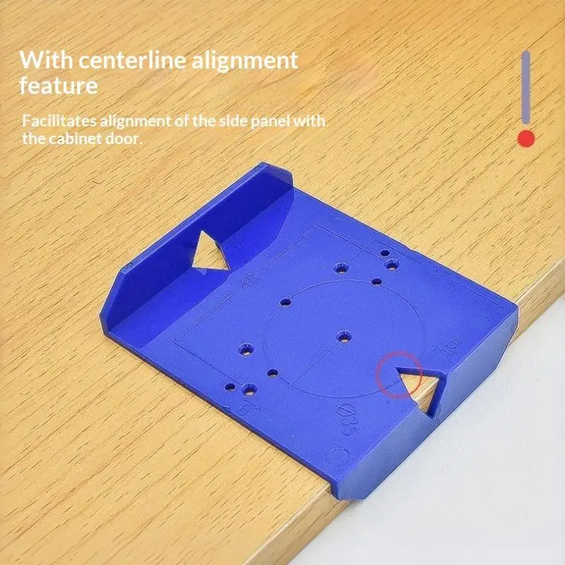 1Set Hinge Punching Positioning Ruler Template Woodworking Hinge Installation Auxiliary Tool Hinge Drilling Locator Cabinet Door