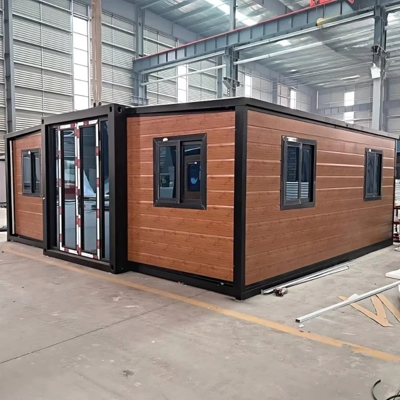 40ft Double Wing Expandable Container House Luxury Portable Living Building