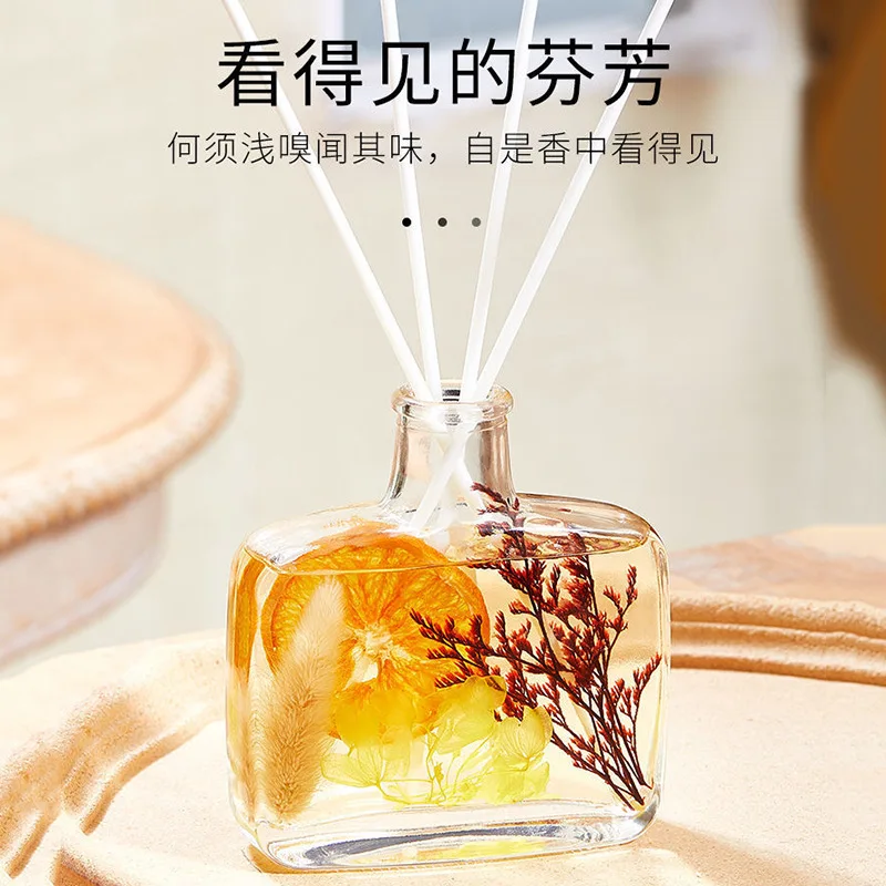 100ML delicate rattan Aromatherapy. Indoor floating canes incense decoration. Long-lasting Fragrance Toilet deodorizer