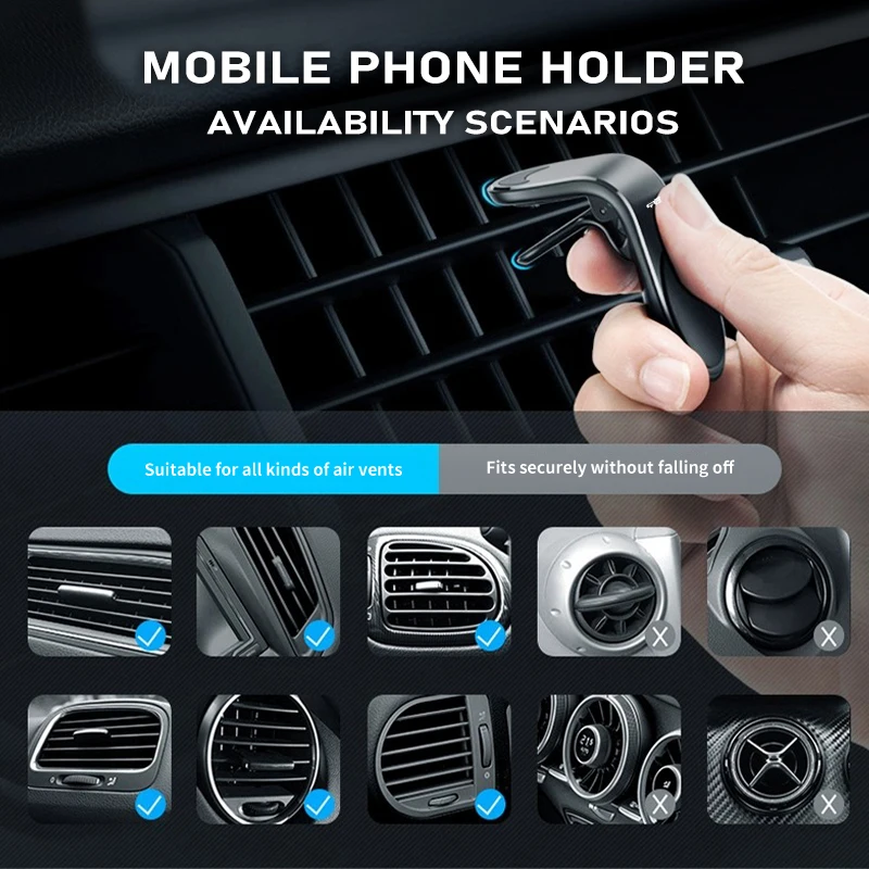 Car Magnetic Phone Holder Dashboard Bracket Accessories For KIA K5 K2 Optima Soul Spectra Niro Cadenza Sephia Carens