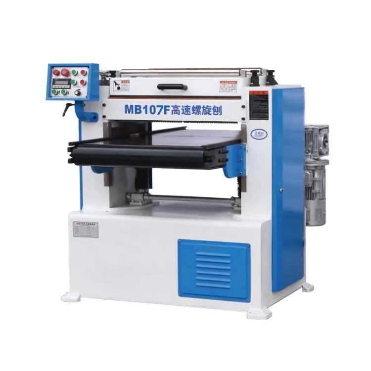 High Speed Spiral Thickness Planer Heavy Duty Thicknesser Combination Machine 220V Timber Planing Machine