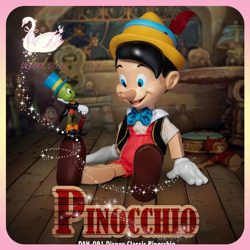 Original Beast Kingdom DAH-091 Classic Pinocchio Action Figures Anime Peripheral Trendy Toys Collection Kids Birthday Gifts