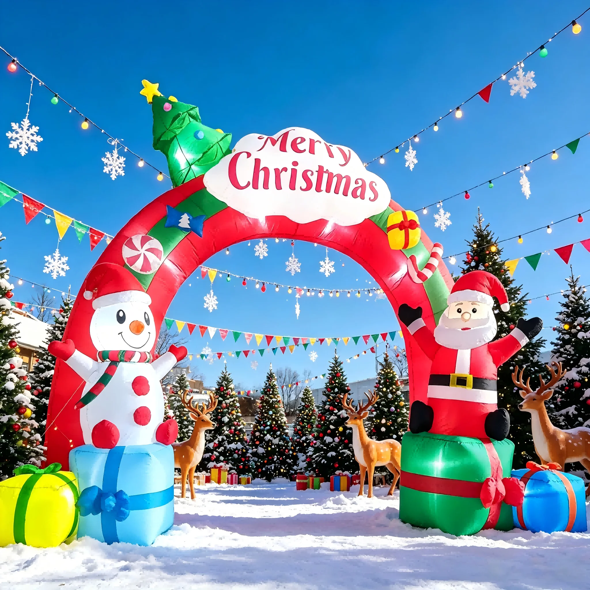 Dekorasi Natal Tiup 12,5FT, Ga - Elements Lighting Decor ulasan dan harga
