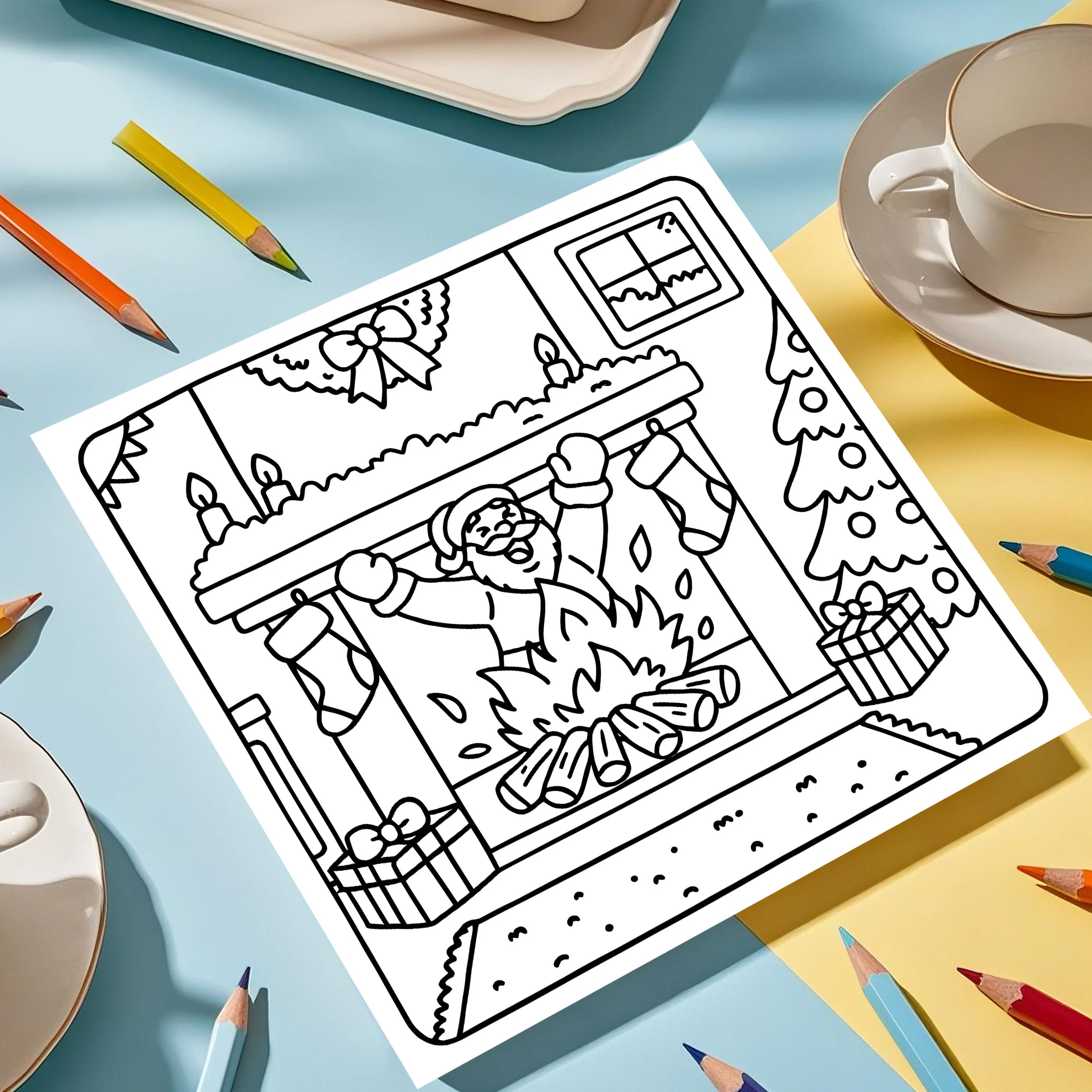 Student Adolescent And Adult Sketchbook Depicting Various Scenes Of a Crime Scene a 7.8-Inch Gift For Holiday Parties