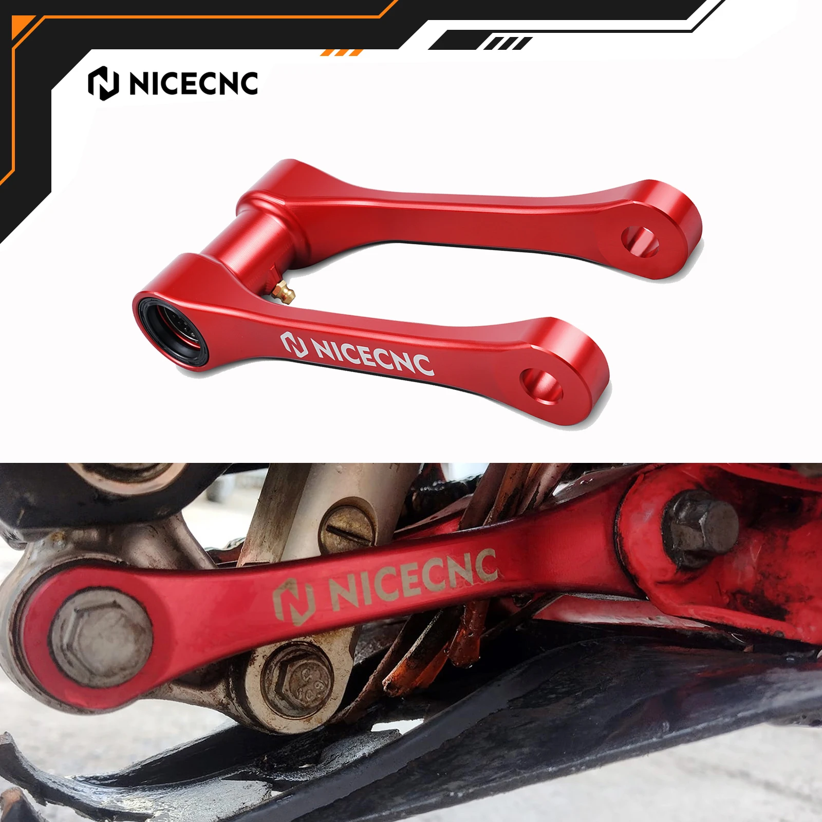 NICECNC لـ Beta X-Trainer 300 XTRAINER 250 RR300 RR250 RR125 RR350 RR390 إندورو وصلة خفض ألومنيوم قابلة للتعديل 1.25IN 30 مللي متر