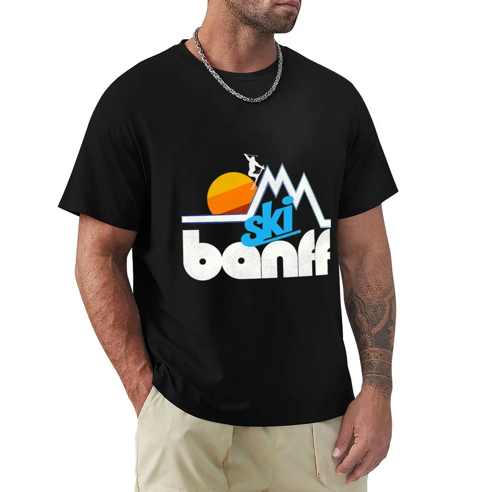 

Banff National Park T-ShirtSki Banff Retro 70s Style National Park Souvenir T-Shirt for a boy anime men t shirt