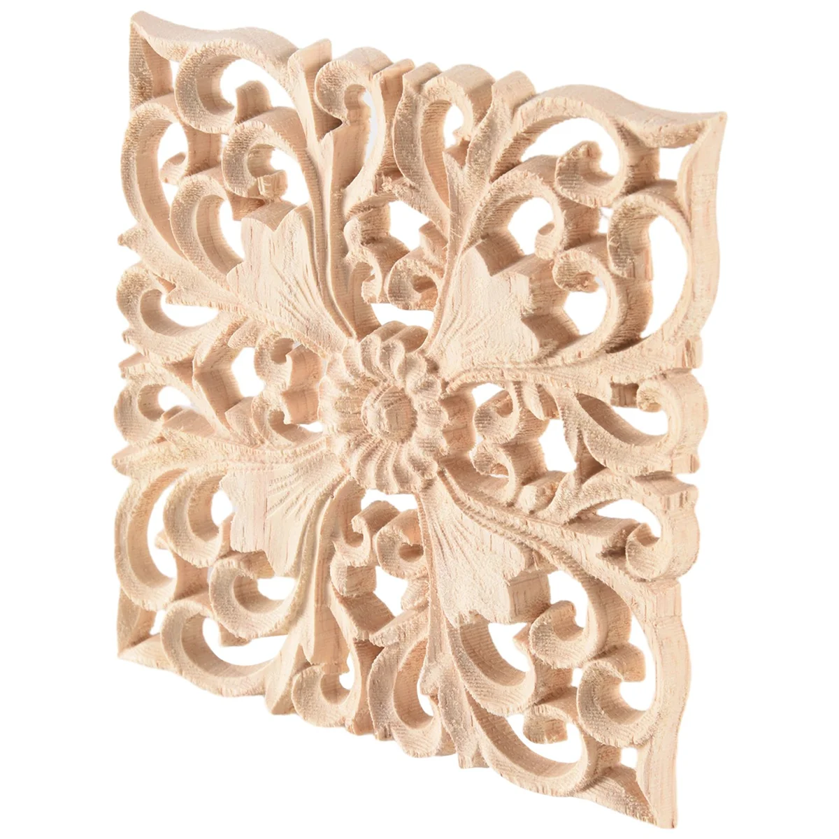 Wooden Decal Supply European-Style Applique Real Wood Carving Accessories And Retail.Woodcarving