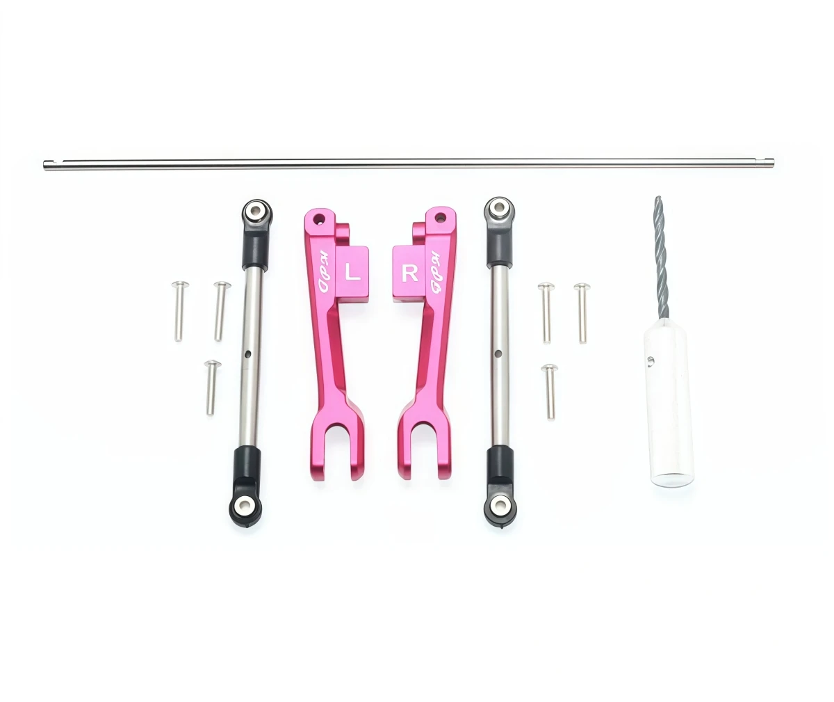 Heavy Duty Thickened Sway Bar Kit Anti-Roll Bar + Mounts + Rear Sway Bar Links For Traxxas 1/7 UDR Unlimited Desert Racer