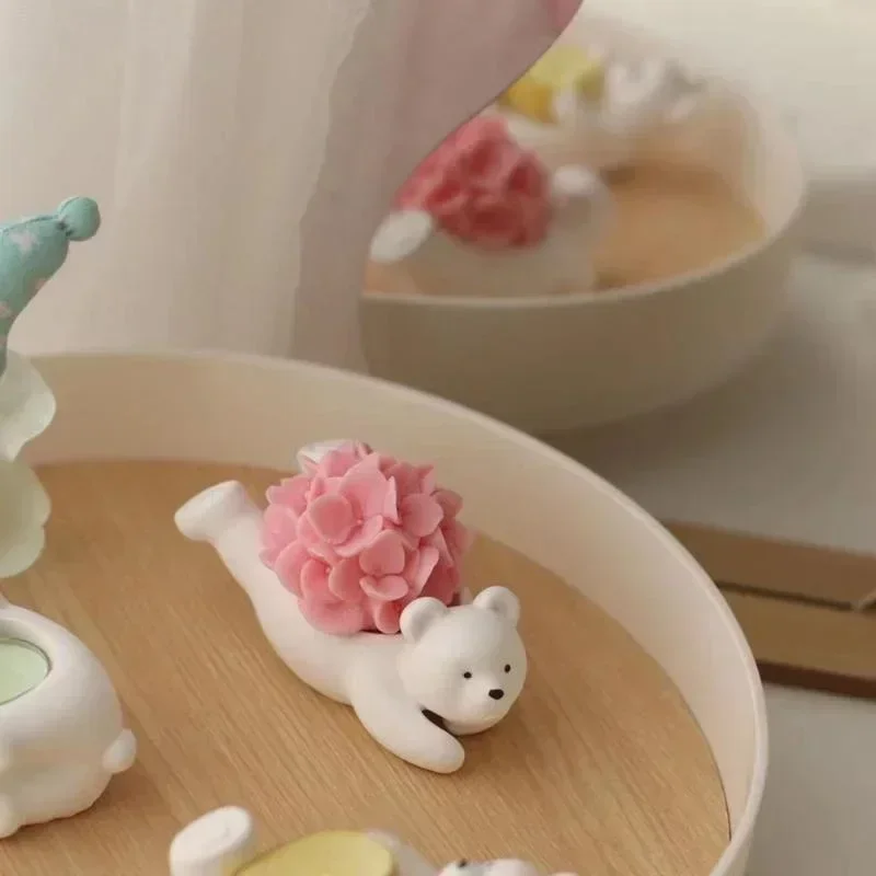 Hydrangea Flower Mold Decoration Plant Soap Molds Flowers Candle Moulds Bouquet Making candle molds