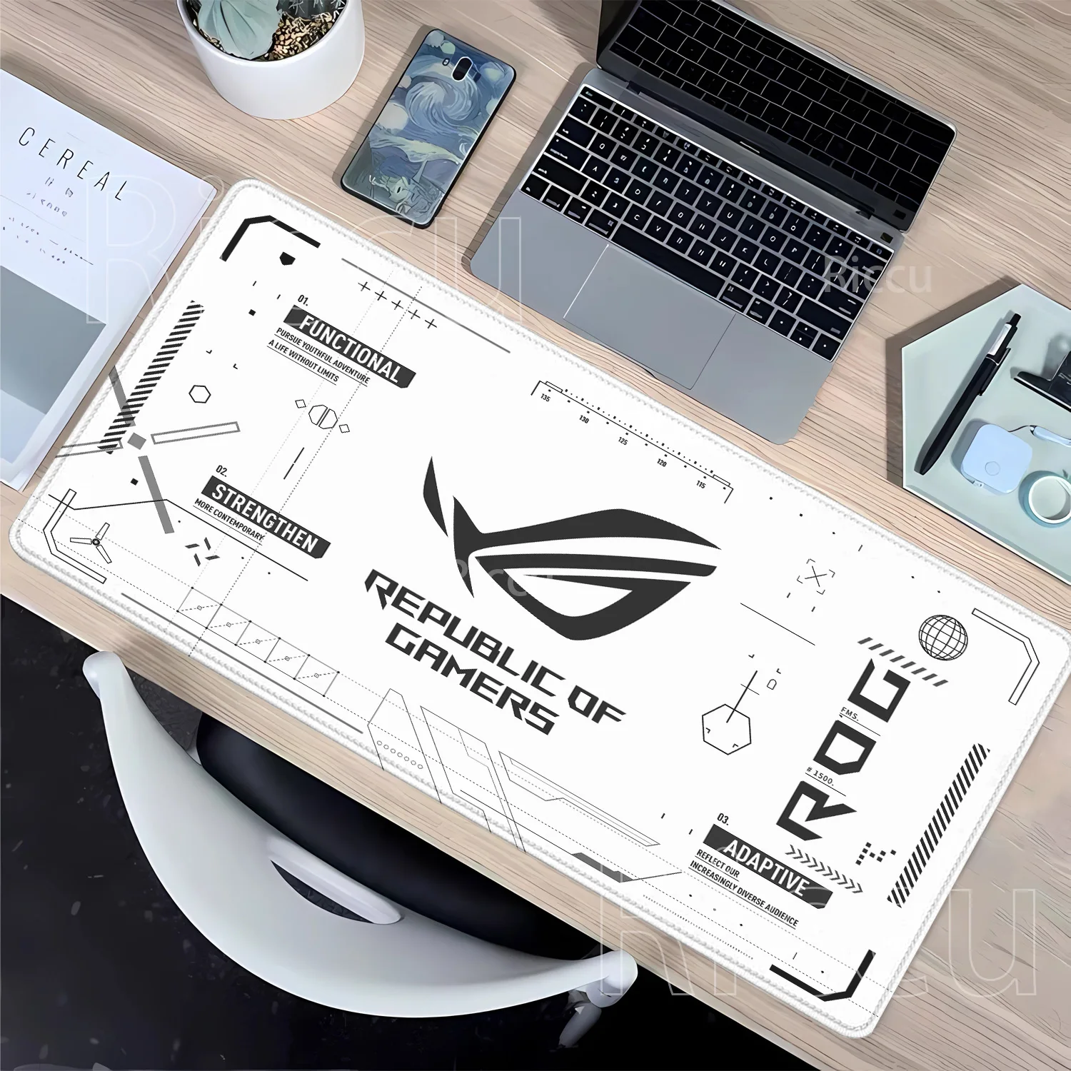 R-ROG Large Gaming Mouse Pad A-ASUS PC Computer Gamer XXL Nonslip Keyboard Mousepad HD Printing Office overlock esports Desk Mat