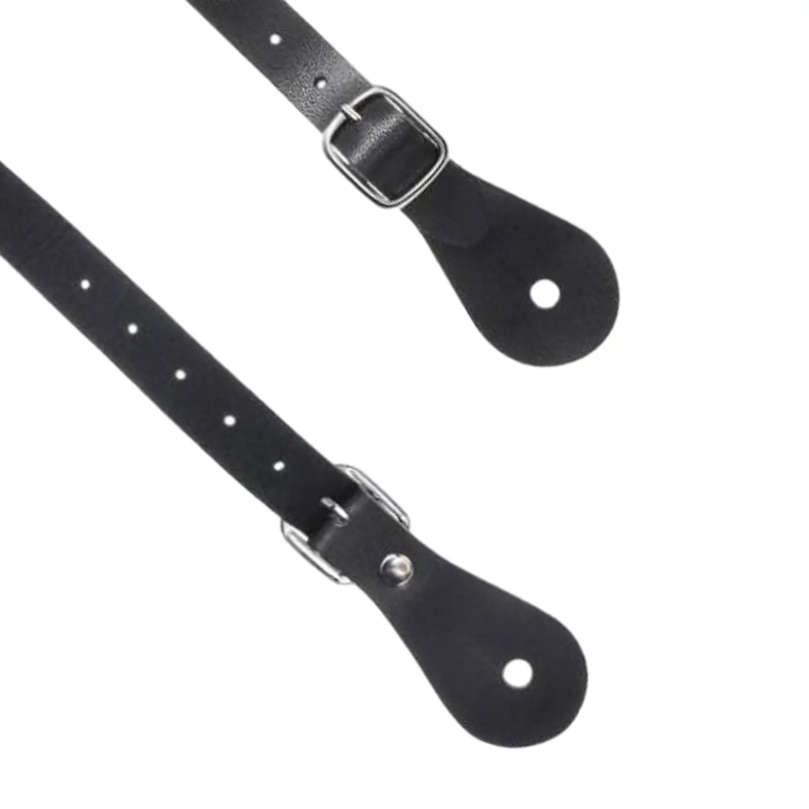 Lot de 2 sangles pour éperon de cowboy et cowgirl, en cuir PU de qualité supérieure, pour hommes et femmes, ceinture Western pour équipement d'équitation