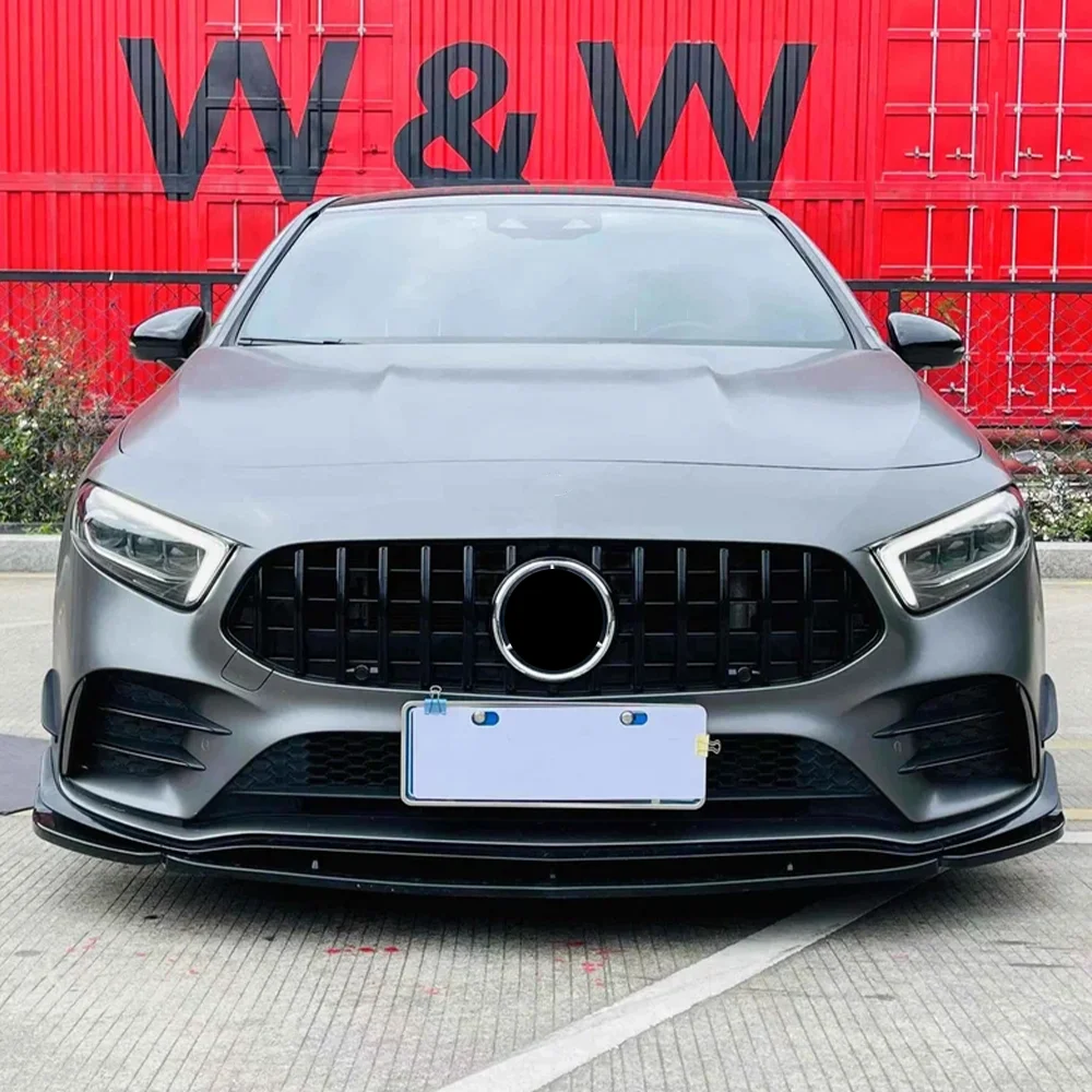 

For Mercedes Benz W177 A Class 2019-2022 A180 A200 A220 A250 A35 GT Style Upper Bumper Hood Mesh Front Grill Grille