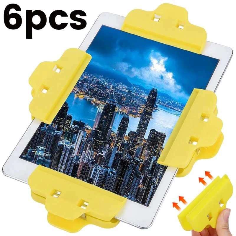 6/1Pcs Universal Fastening Clamp Adjustable Stand Plastic Clip Fixture Phone Repair Frame for Cellphone Laptop iPad Maintenance