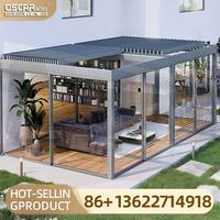 Modern Outdoor Automatic Aluminum Opening Louvered Roof Pergola with Customized Design for Patio Backyard Garden pergola