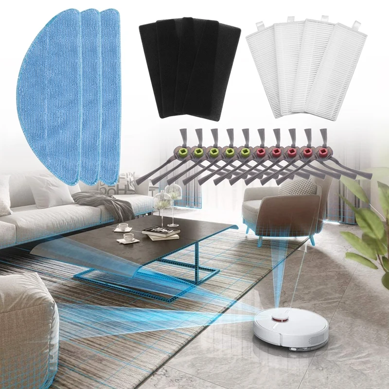 أجزاء مكنسة كهربائية روبوت Yeedi ، K650 ، أرضية صلبة ، سجادة ، تنظيف شعر الحيوانات الأليفة ، أجهزة منزلية ، قطع غيار