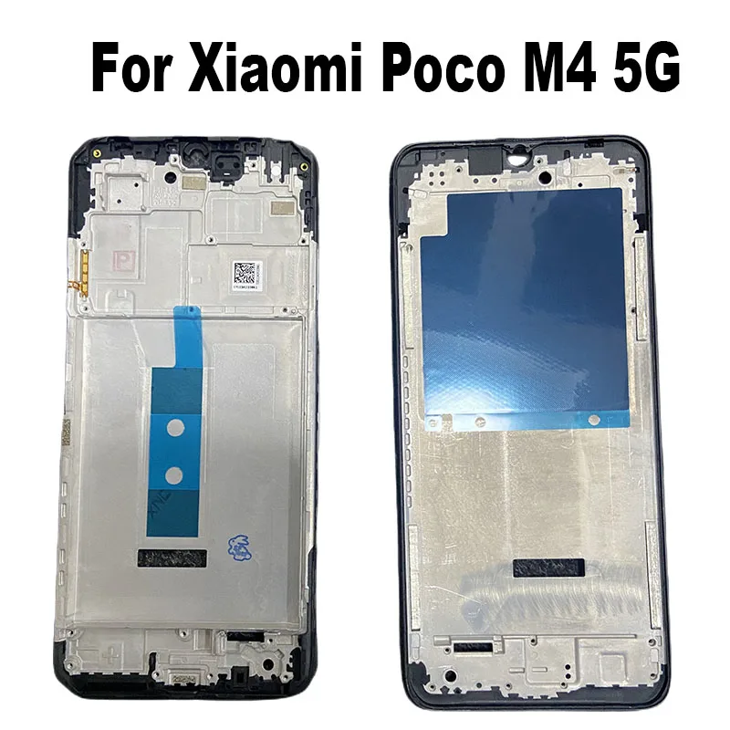 

Новинка для Xiaomi Poco M4 5G Передняя ЖК-рамка средняя рамка задний корпус средняя пластина 22041219PG