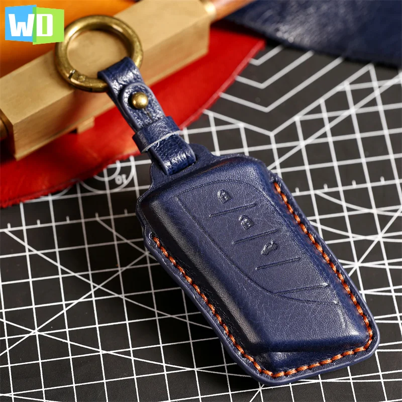 For Lexus UX ES UX200 UX250h ES200 ES300h ES350 US200 US260h Luxury Leather Car Remote Key Case Cover Holder Smart Keychain