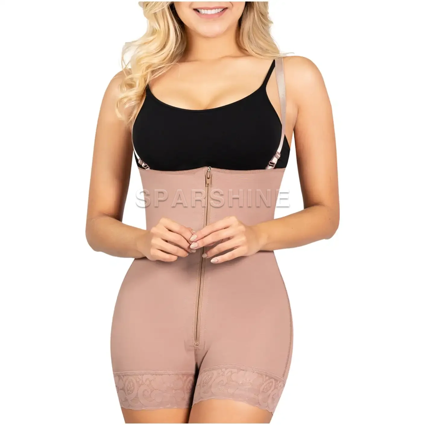 Women Sexy Open Bust Shoulder Strap Shape Butt Lifter Shapewear Postpartum Waist Trainer Tummy Control Underwear