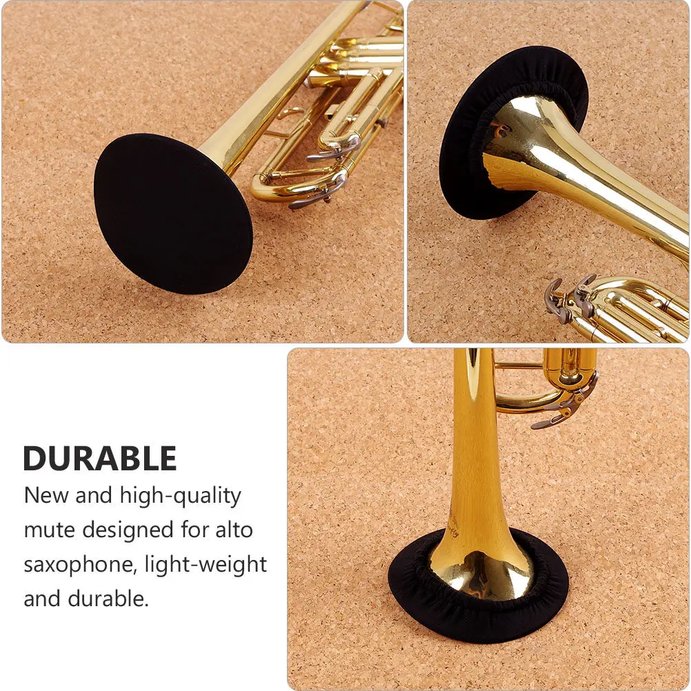 Alto Saxophone Mute Lightweight Anti Rust Sound Dampener for Quiet Practice Neighbor Friendly Tone Control