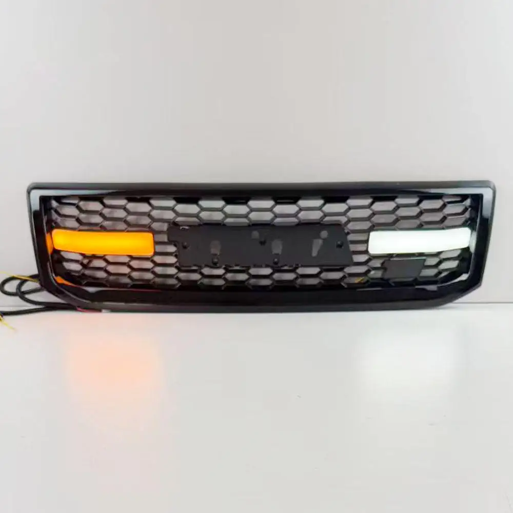 

Front Grille LC120 With LED Daytime Running Light for Toyota Land Cruiser Prado FJ120 2002-2009 Glossy Black GR Style