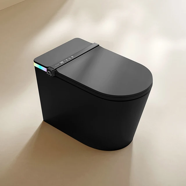 S002 Hot Sale Floor Mounted ADA Automatic Flushing Commode Toilet Bowl Electric Rimless Intelligent Wc Smart Toilet