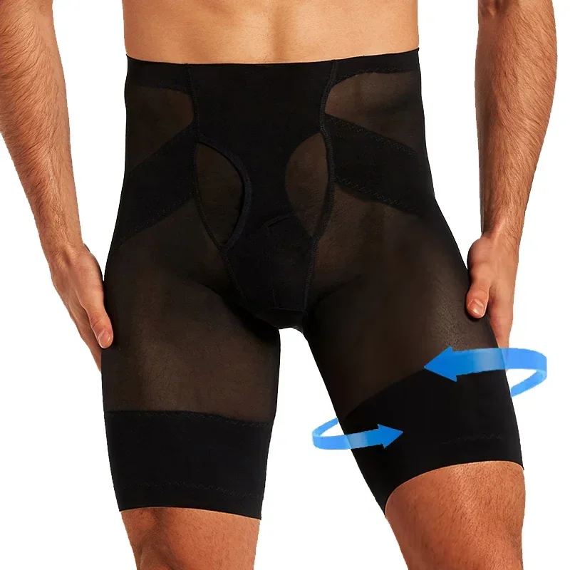 

Men Body Shaper Tummy Control Shorts Shapewear Belly Girdles Boxer Briefs High Waist Slimming Underwear Leg Compression Panties