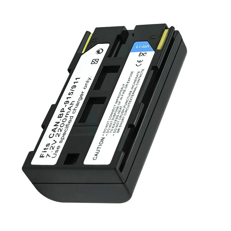 2200 mAh BP-911 Akku-Ersatz für Canon BP-911/BP-911K/BP-914/BP-915/FV500/MV200 Camcorder
