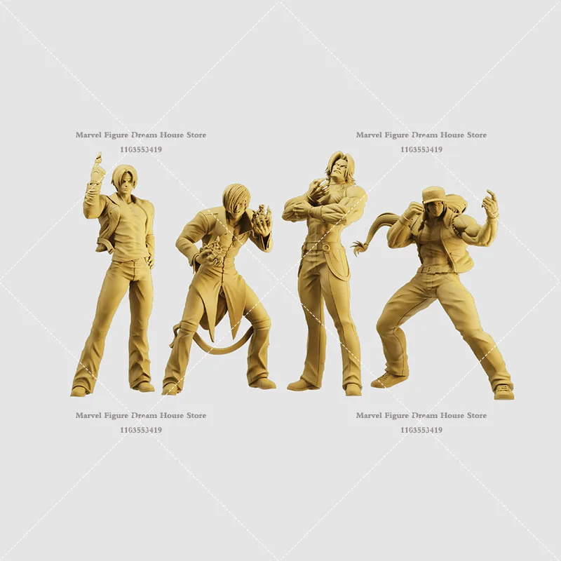 1/64 1/43 1/35 Miniature Scene Doll White Model Un-panited Iori Yagami Kyo Kusanagi Terry Bogard RUGAL BERNSTEIN Mini Figure