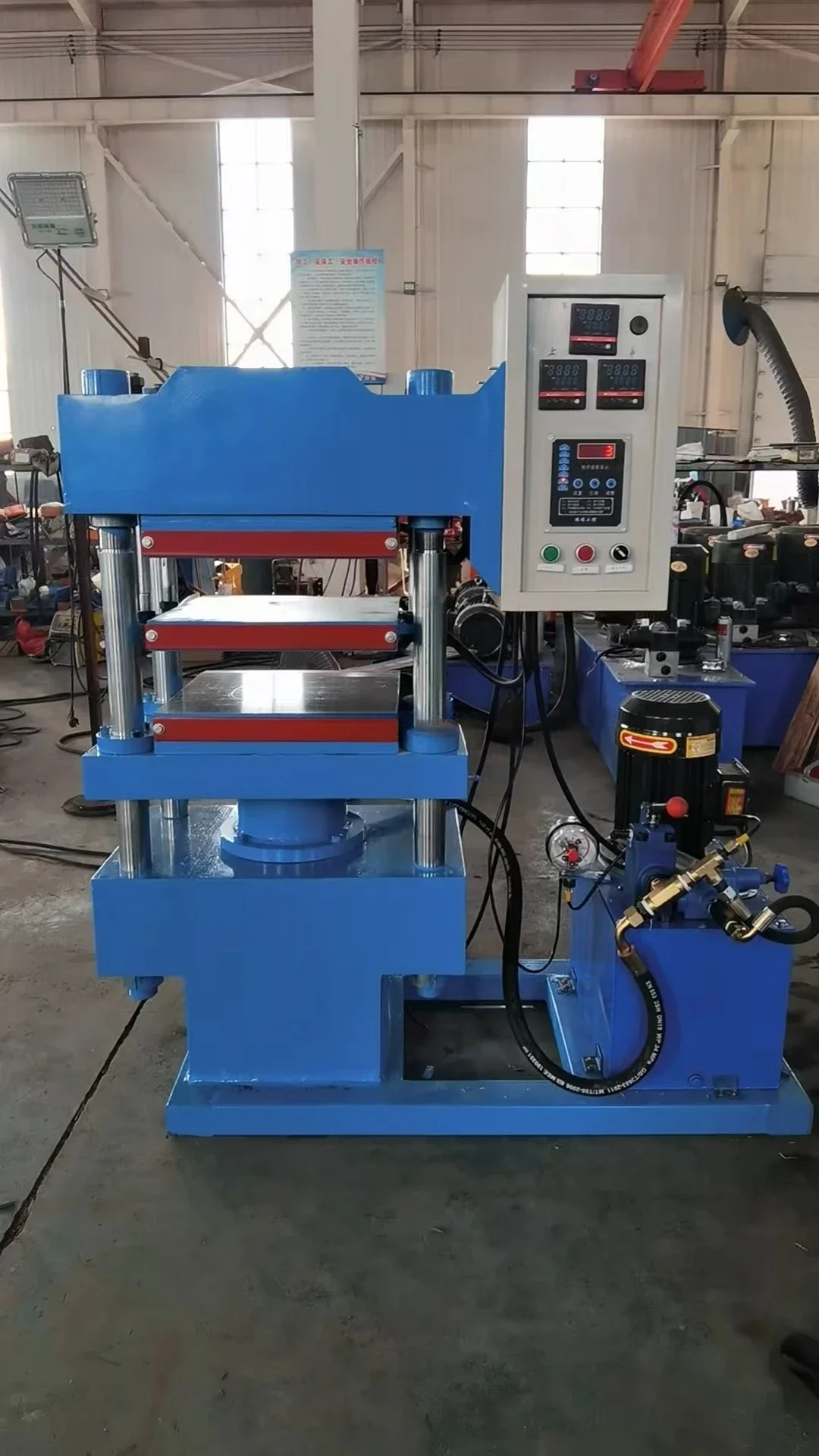 Good seller Hydraulic Press for Rubber Vulcanization Machine Rubber Plate Press Vulcanizer Machine