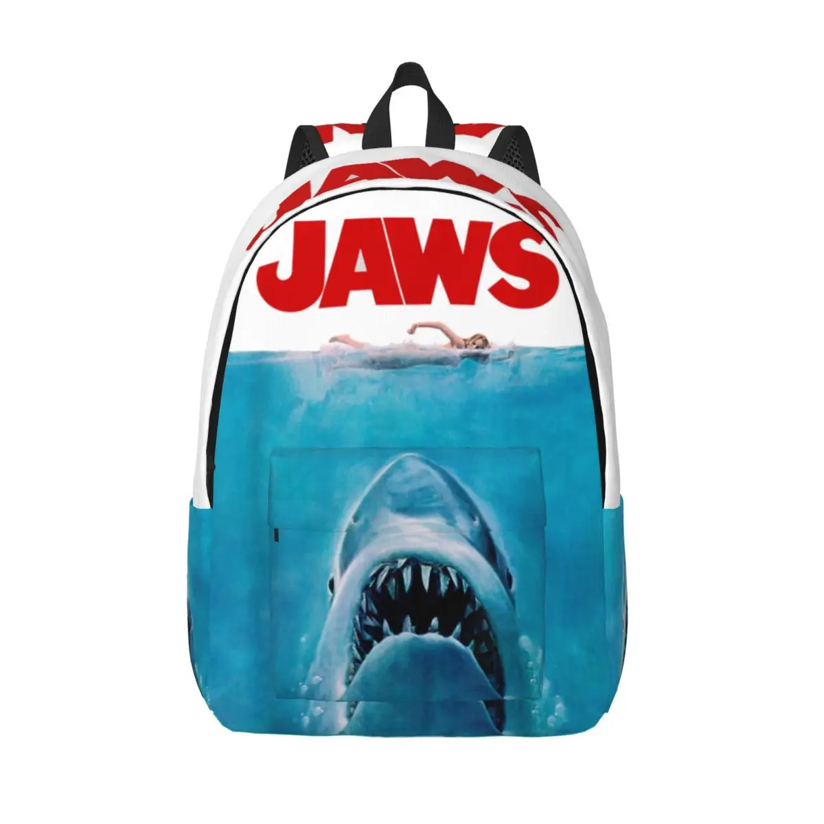 jaws-classico-filme-cartaz-classico-mochila-esportes-trabalho-do-ensino-medio-tubarao-cartaz-daypack-das-mulheres-dos-homens-computador-portatil-sacos-de-lona