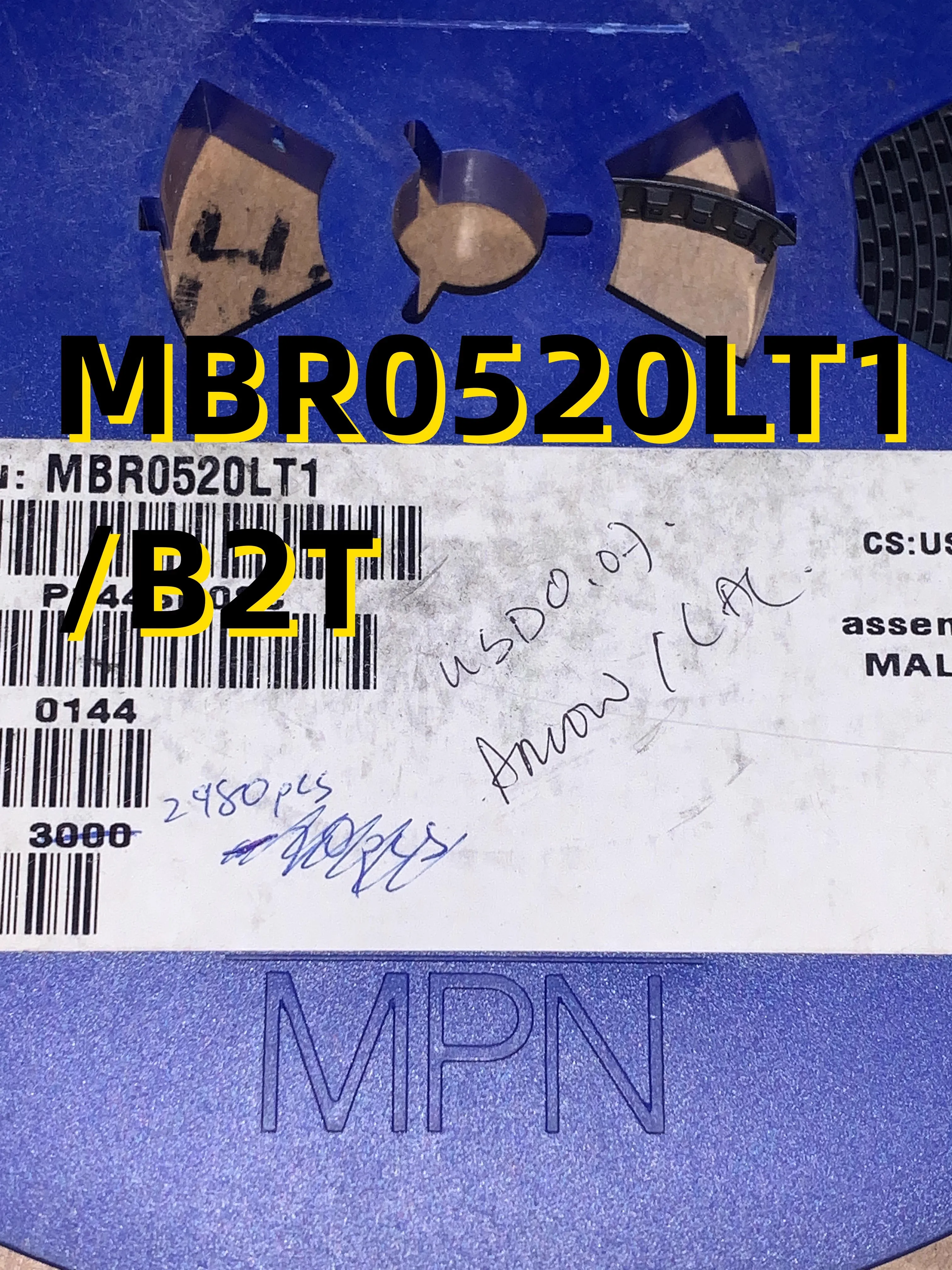 

50pcs MBR0520LT1/B2T 01+ SOD123