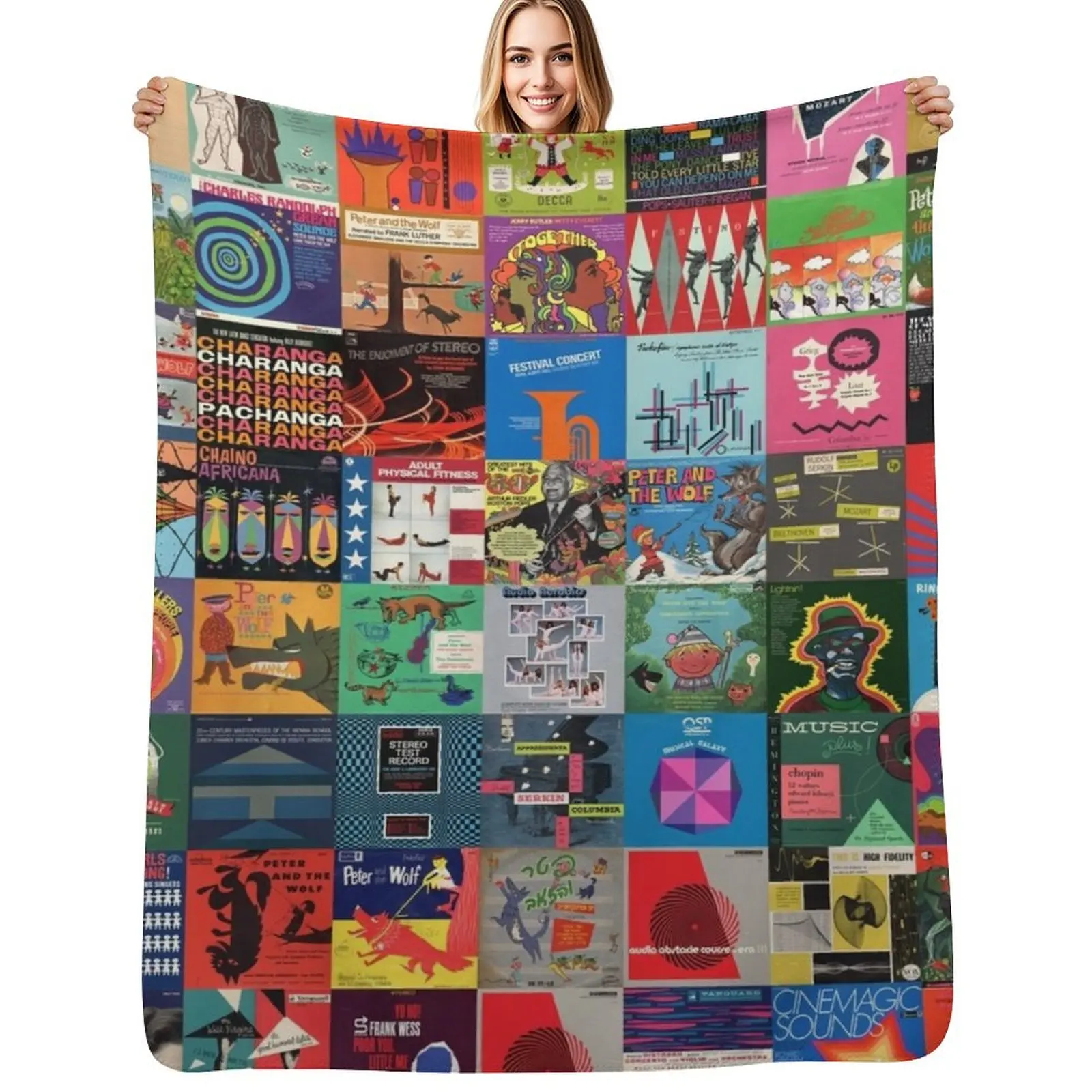 

Album Covers Throw Blanket for sofa heavy to sleep Sleeping Bag Loose Blankets