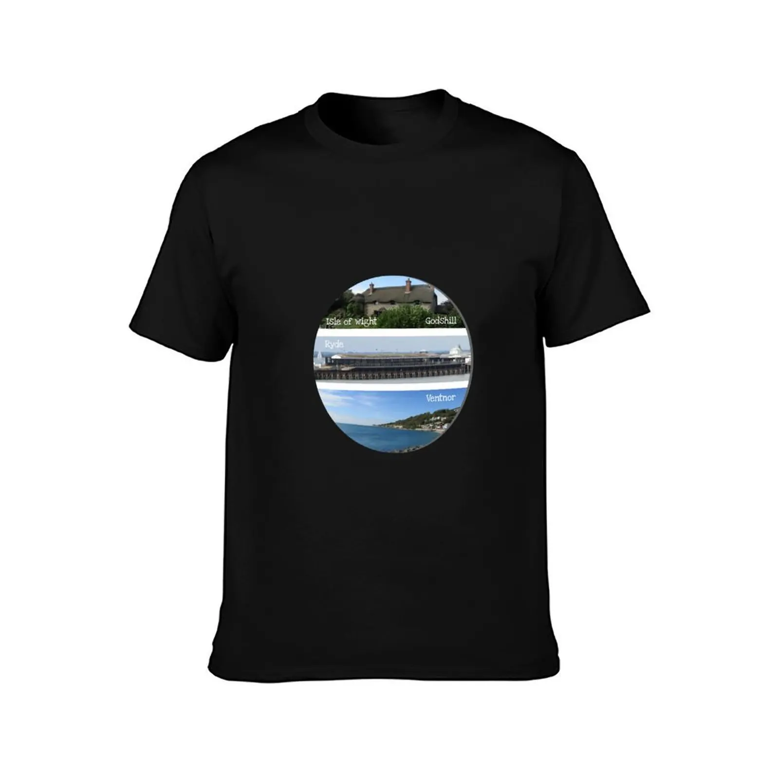 Isle of Wight T-Shirt, Summer Casual Cotton Tee, Oversized Streetwear Tops, Vintage Graphic Print, Loose Fit Short Sleeve