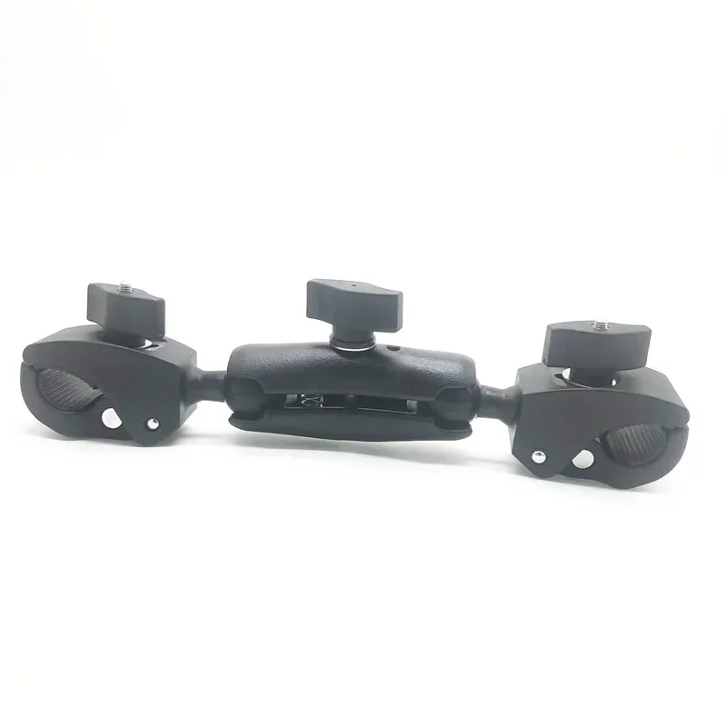 1 inch Ball Mount Tough-Claw Mount with Double Socket Arm and Tough-Claw Mount for Gadgets Extension Arm for Gopro Camera