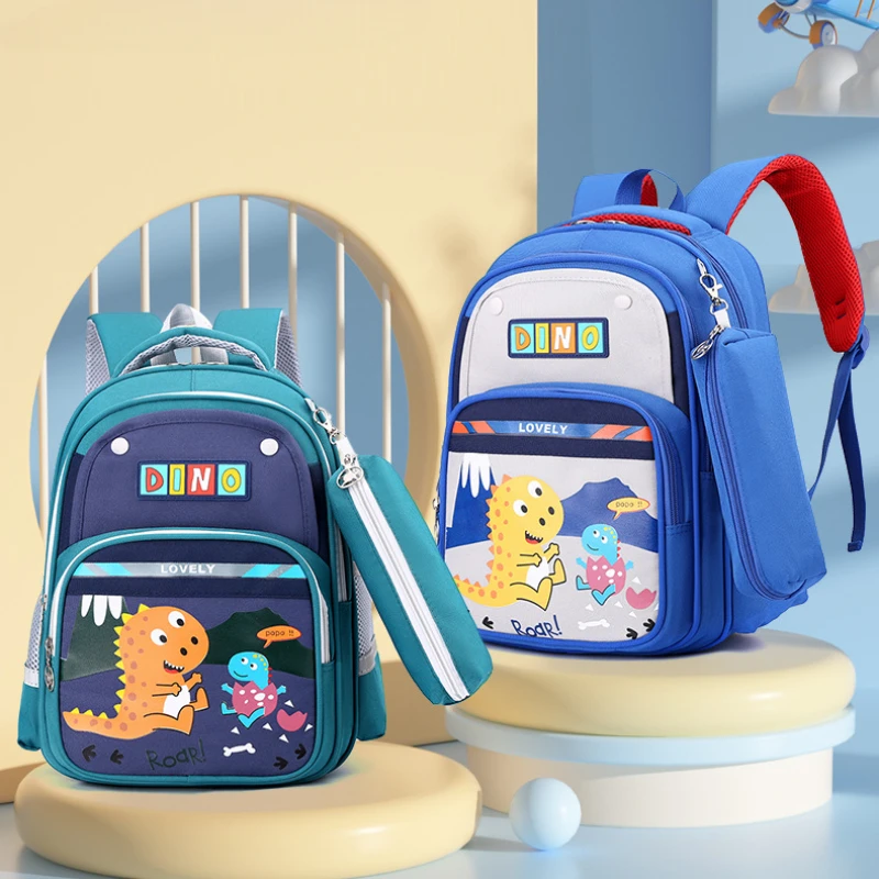 Cartoon Unicorn Elementary School Student Bookbag with High Aesthetic Value, Lightweight Waterproof Backpack, and Pencil Case