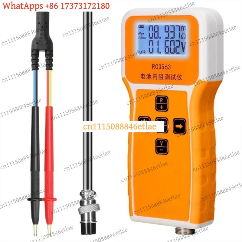 RC3563 Battery Voltage Internal Resistance Tester for 18650 LiFePO4 Lithium Battery, with Probe, Replacement Parts