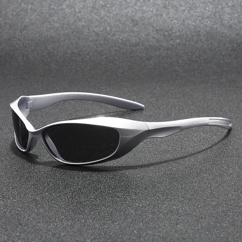 Neue Y2k-Sonnenbrillen für Männer und Frauen, Sport-Radbrillen, trendige Street-Fotografie-Sonnenbrillen, modische Herren-Sonnenbrillen. – Detail 12