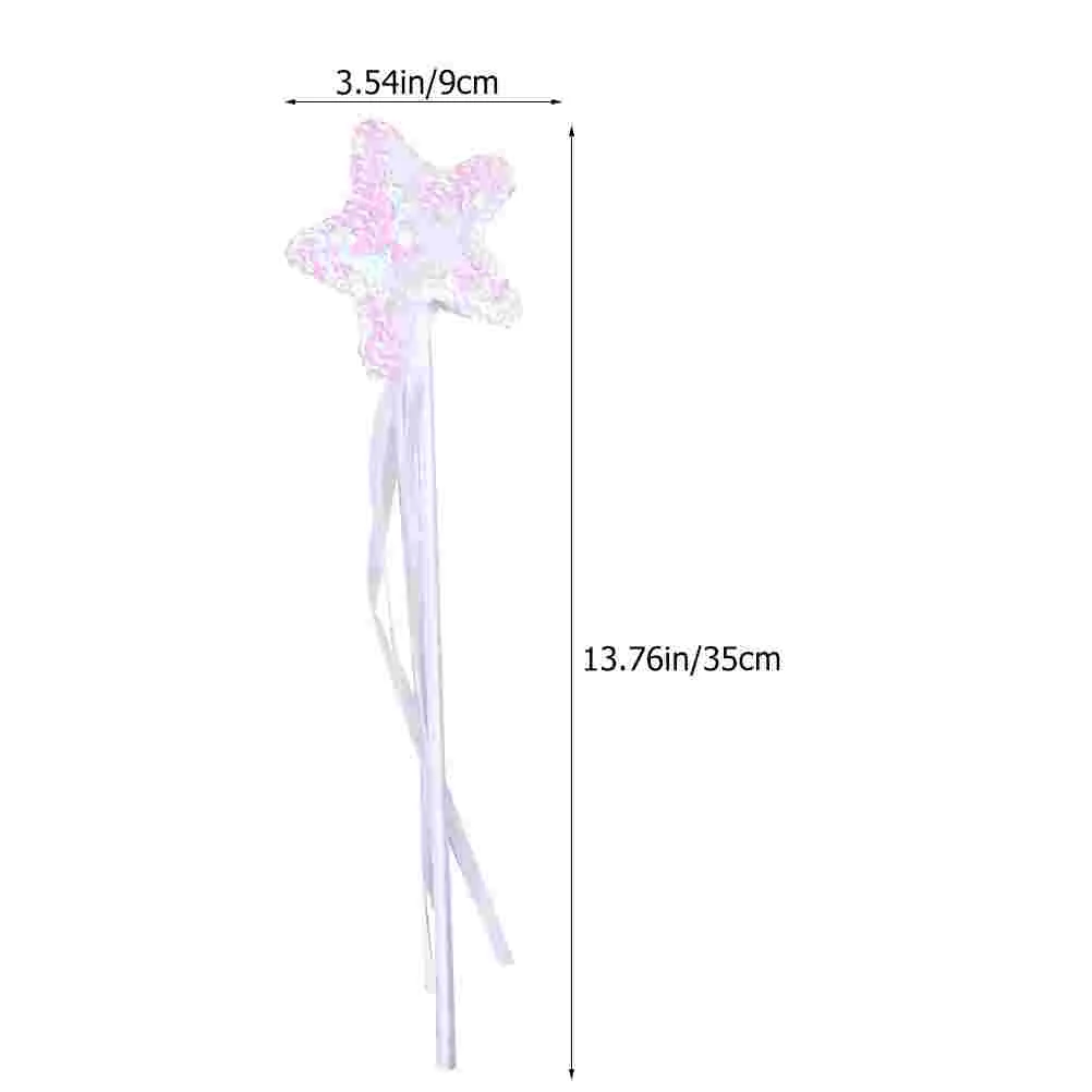 3 Pcs Girls Toys Fairy for Children Sequins Cosplay Decorative Plastic Party Kids Sticks Adorable