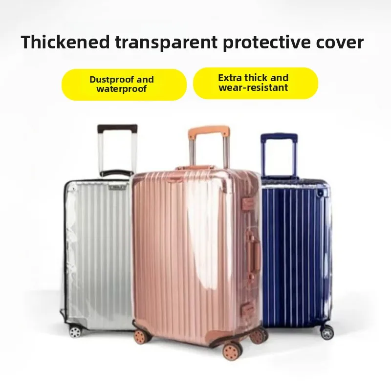 Thickened Wear-Resistant Travel Luggage Protection Cover Dustproof Bag for Carry-On Suitcase And Checked Baggage