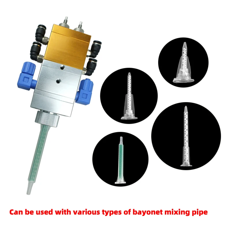 DJF-26-1 صمام حقن السائل المزدوج AB أجزاء هوائية حالة جديدة المزدوج السائل الاستغناء حربة اسطوانة مزدوجة