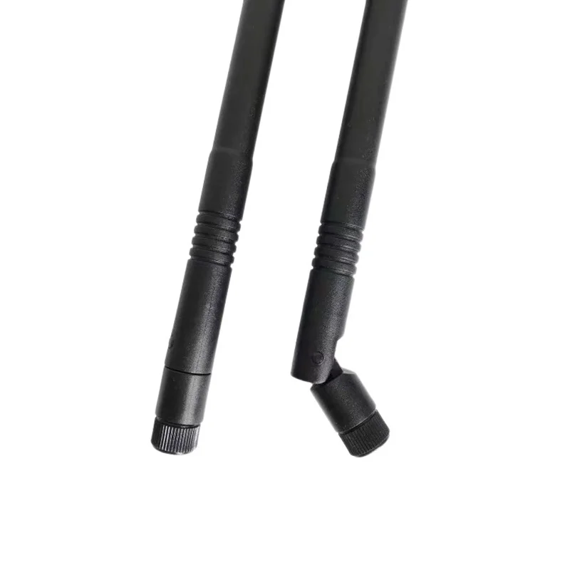 ABZW 1 Buah 9Dbi RP-SMA Dual Band 2.4Ghz 5Ghz Router Wifi Gain Tinggi Antena Kemiringan Nirkabel