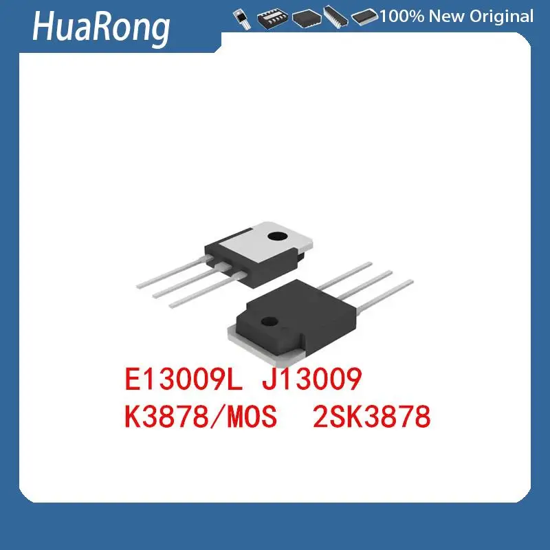 2Pcs/Lot   E13009L J13009 TO -3P  K3878/MOS  2SK3878