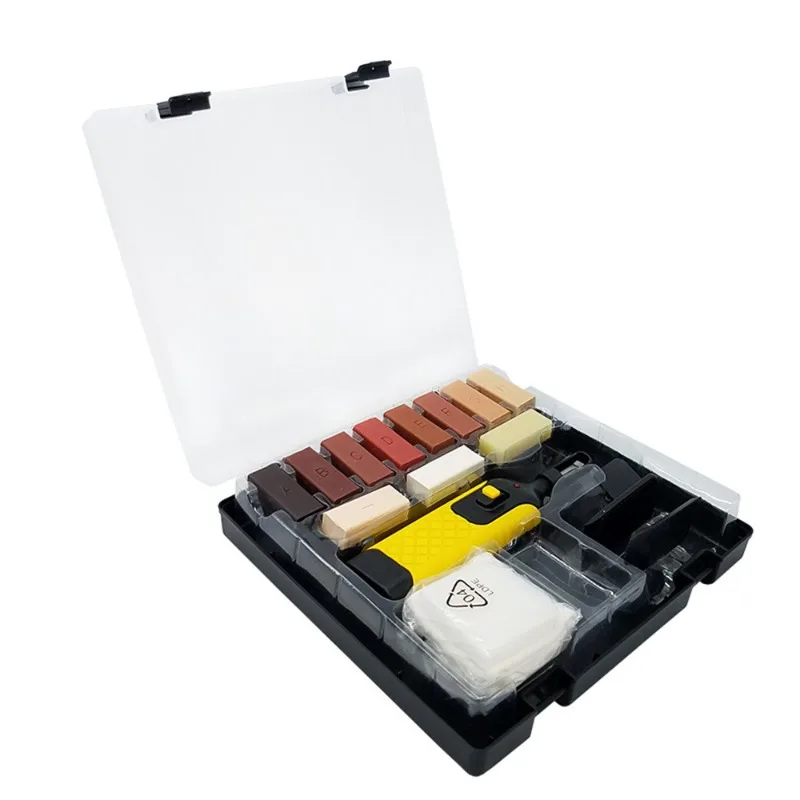 16&20Pcs Floor Repair Kit Wax Block Soldering Iron For Wood Ceramic Floor Dent Repair Tool