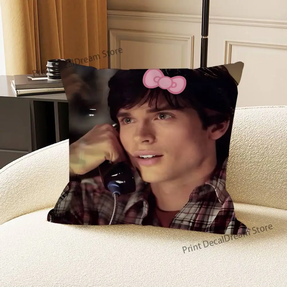 T-Tom Welling Kissen für Schlafzimmer, Auto, Café, Zimmer und Wohnzimmer, Sofa, dekorativer Kissenbezug – Detail 9