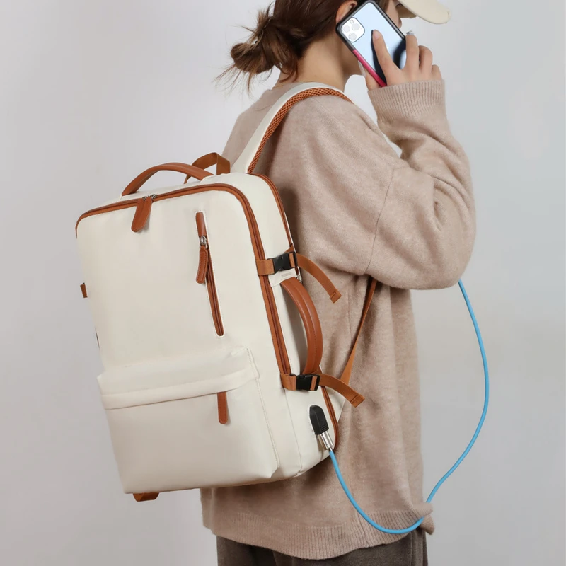 

Casual women's nylon solid color shoulder bag backpack handbag 백팩 school bag mochila рюкзак женский ita bag bolsos de mujer
