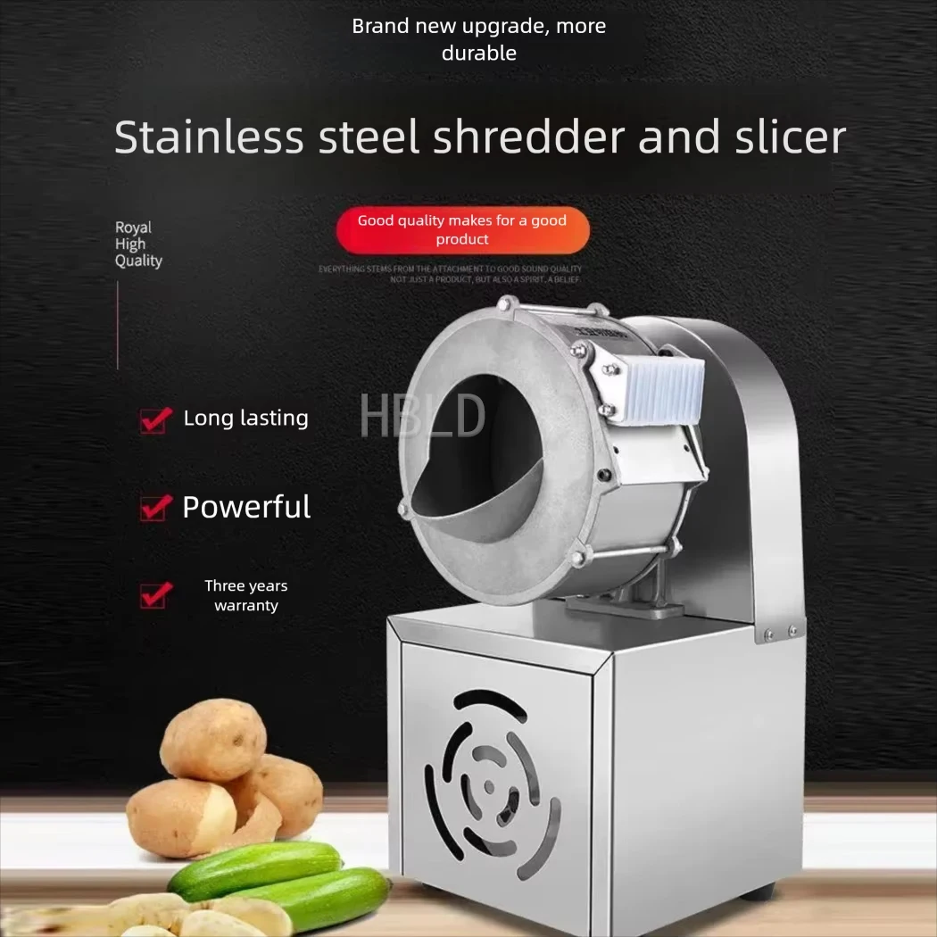 Automatic Carrot Slicer, Electric Food Shredder Size 2223.546.5cm Stainless Steel Veggie Cutter