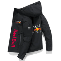 Red Bull Spring and Autumn Men's Motorcycle Hoodie, Casual Fashion, Red Bull Outdoor Hoodie, Red Bull Logo Racing Team Clothing